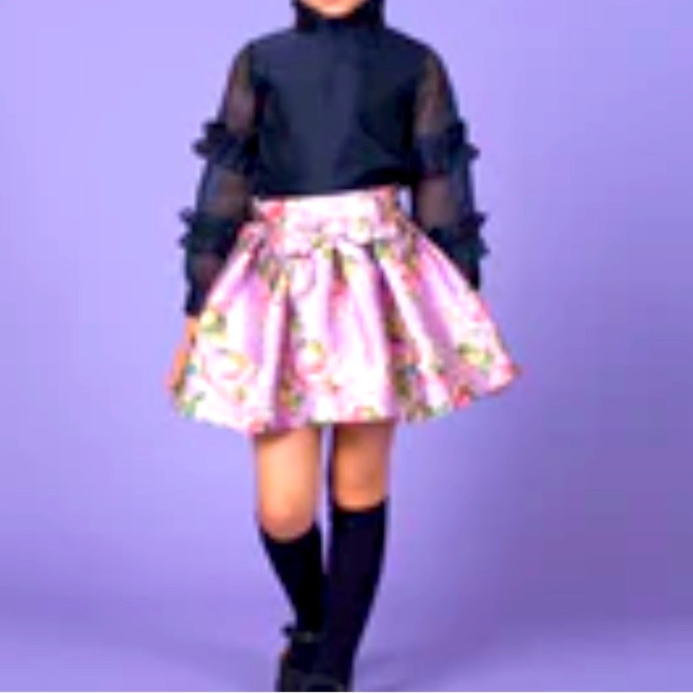 Mama Luna Elegant Kids Blouse and Skirt